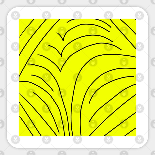 yellow black background pattern design Sticker by Artistic_st